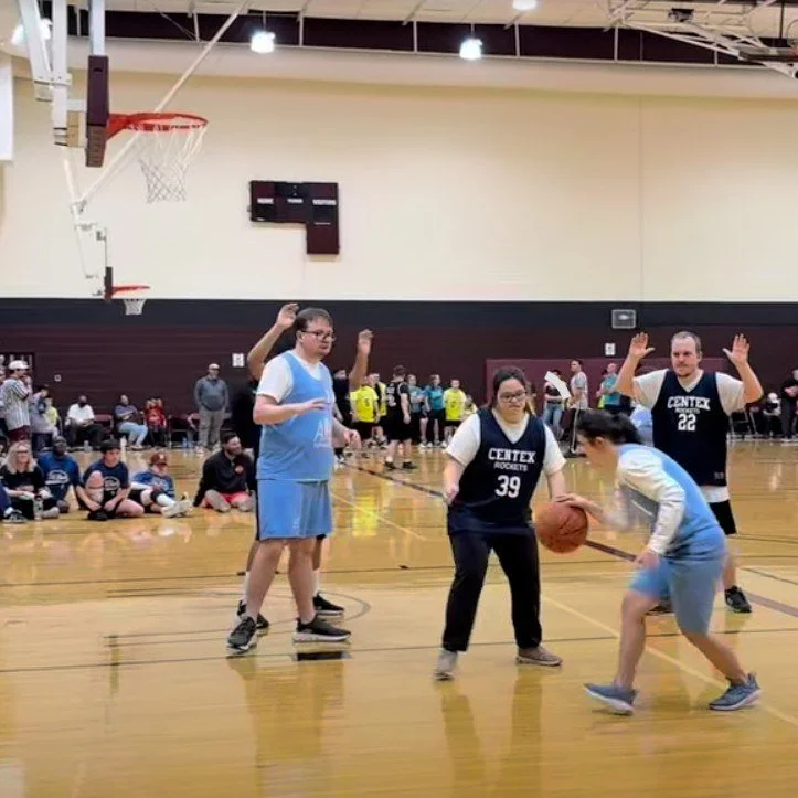 Congratulations to our AIM Sparks basketball teams!  In the regional Special Olympics tournament this weekend, the 5-on-5 won bronze medals with a convincing win in their last game, and the 3-on3 team won gold in a nail biter that came down to the wi
