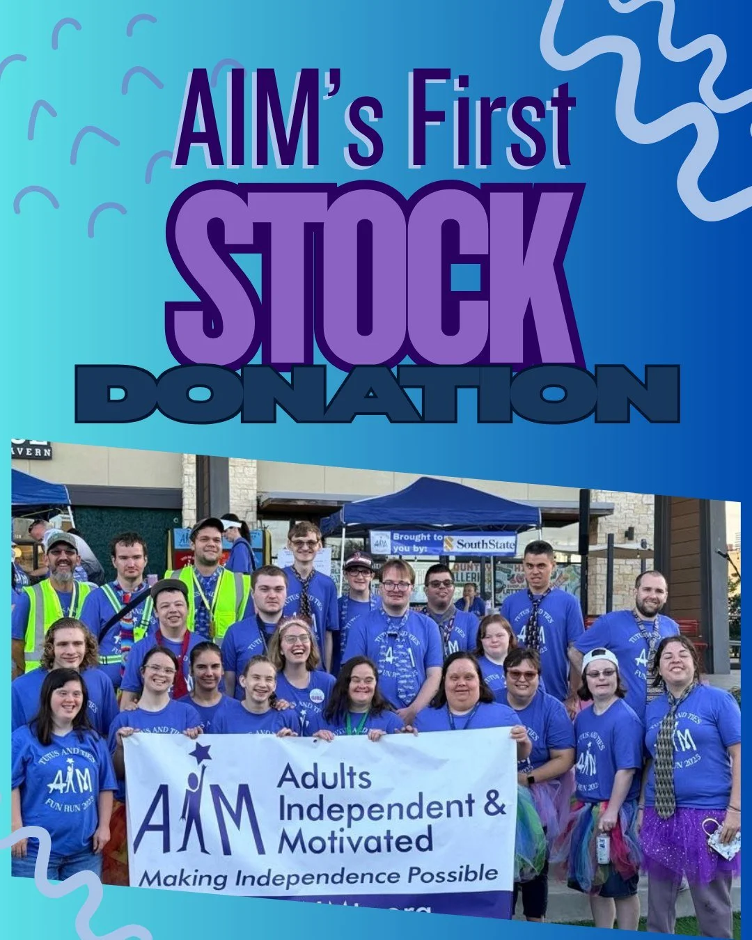 A heartfelt thank you to Allison and Darin Lippoldt for their recent $5,000 stock donation to AIM. This is the first gift of stock our organization has received!

Their gift helps move us closer to one of AIM&rsquo;s goals for 2026: securing an apart