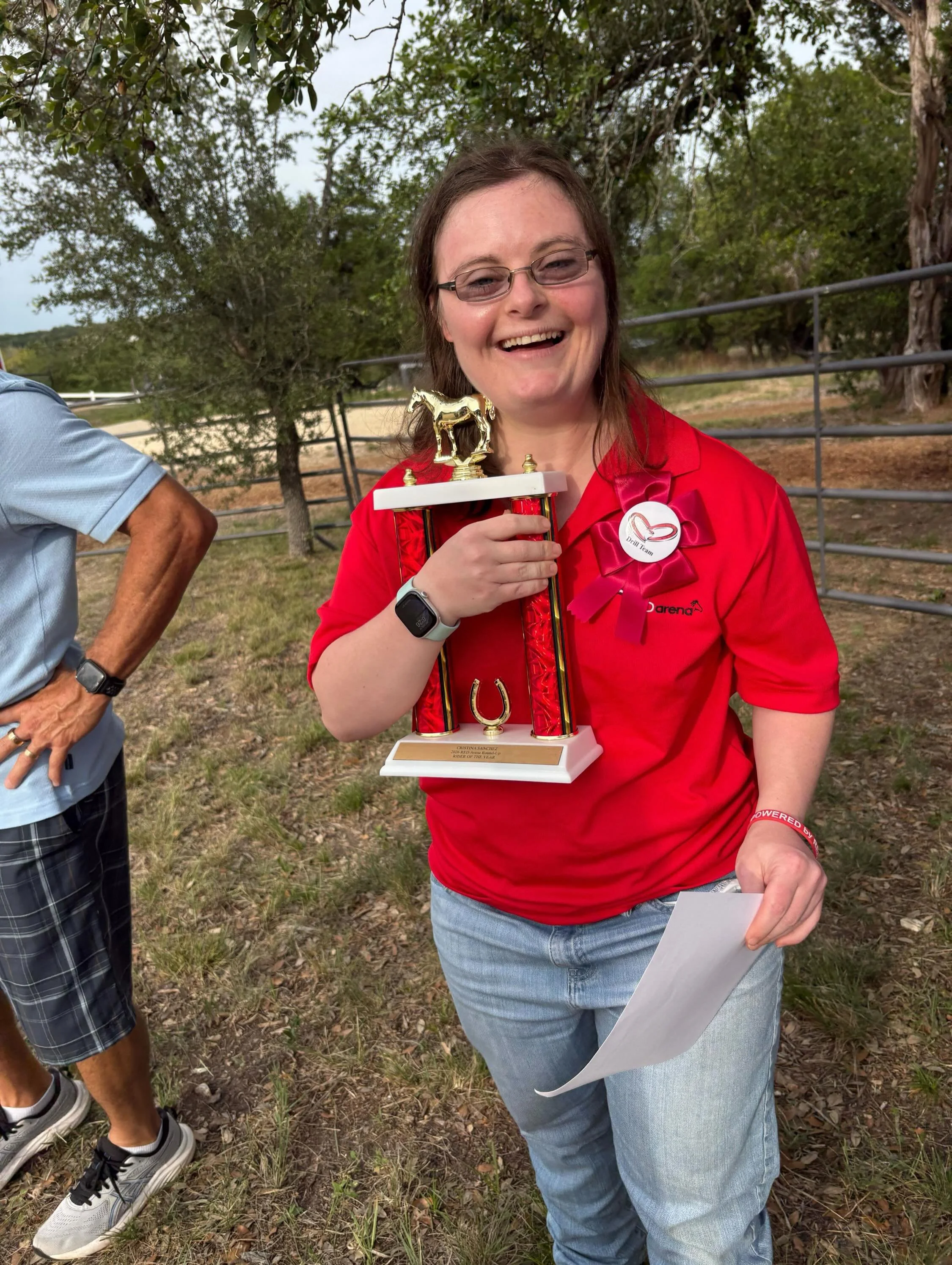 This weekend, AIMers Cristina and Blake competed at RED Arena.  Cristina was named the Rider of the Year for 2026! Both Blake and Cristina performed with their drill teams and smashed it (see slides 3&amp;4). What a year of hard work and progress for