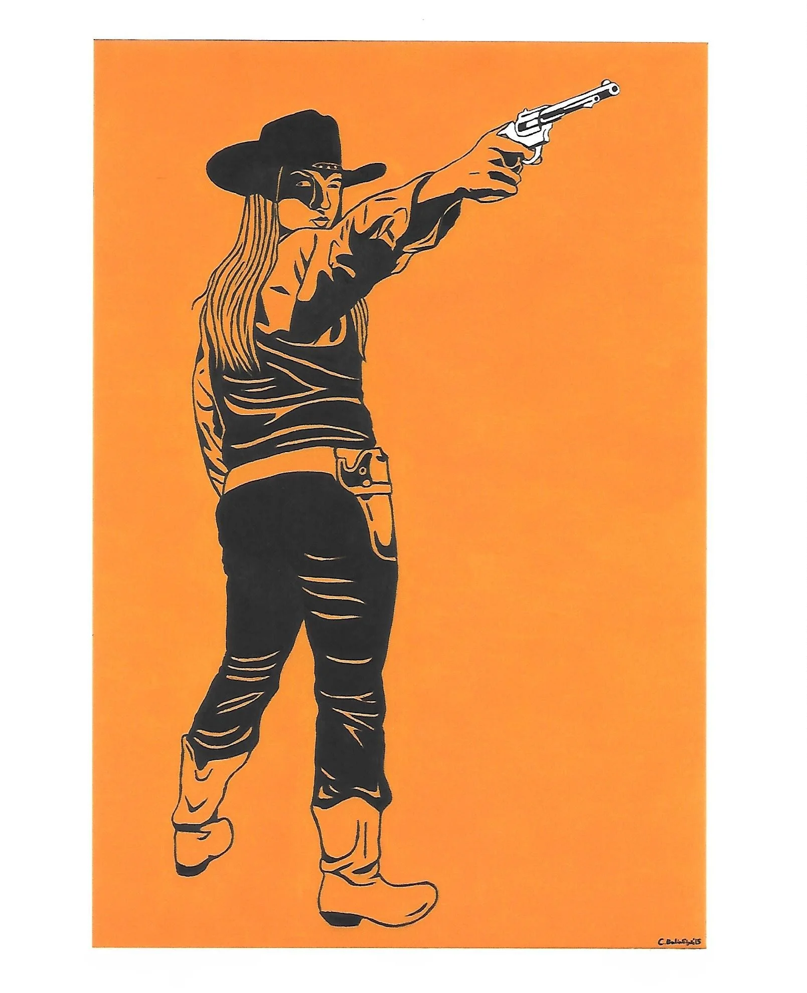 "Not In My Town!" Print