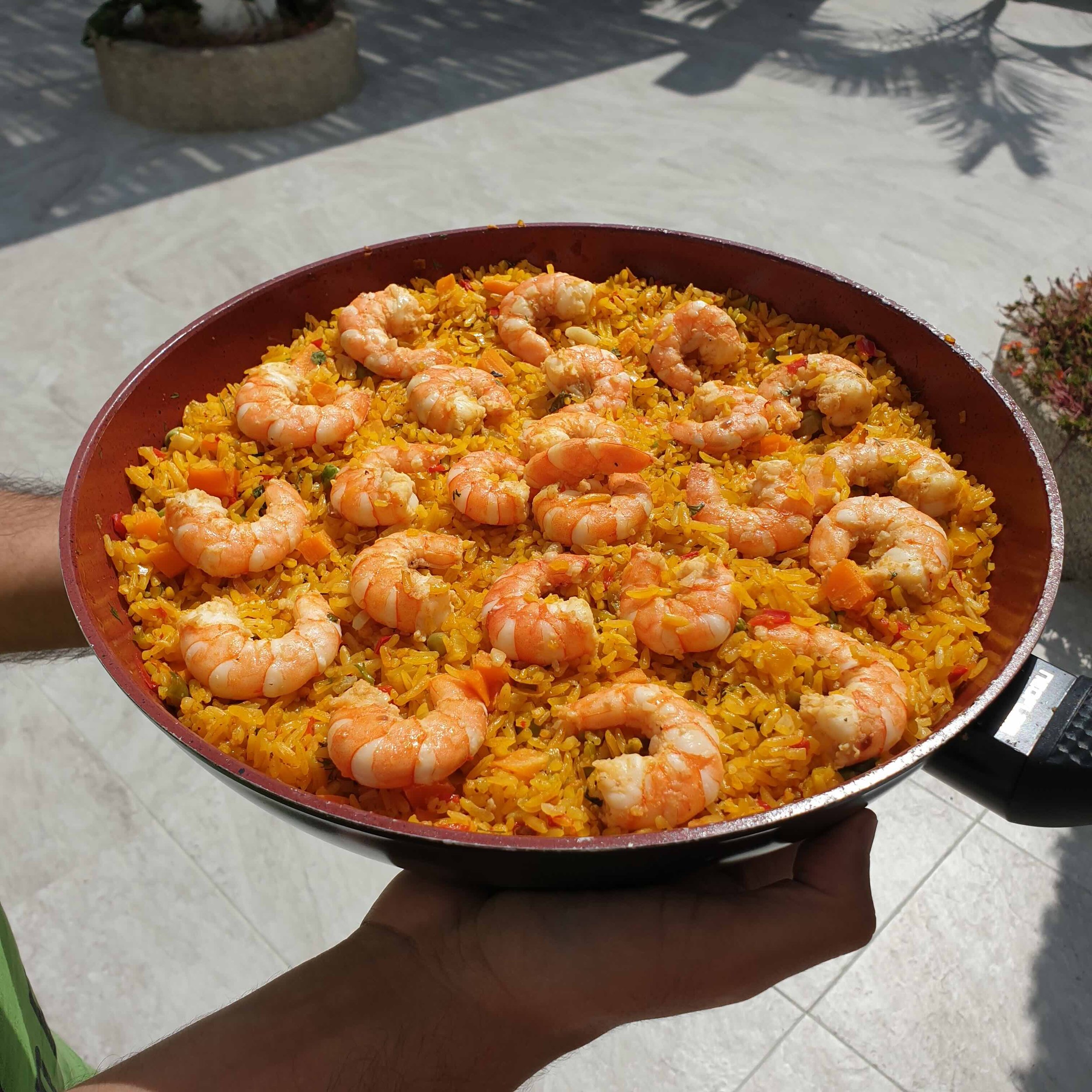 Golden Shrimp Rice