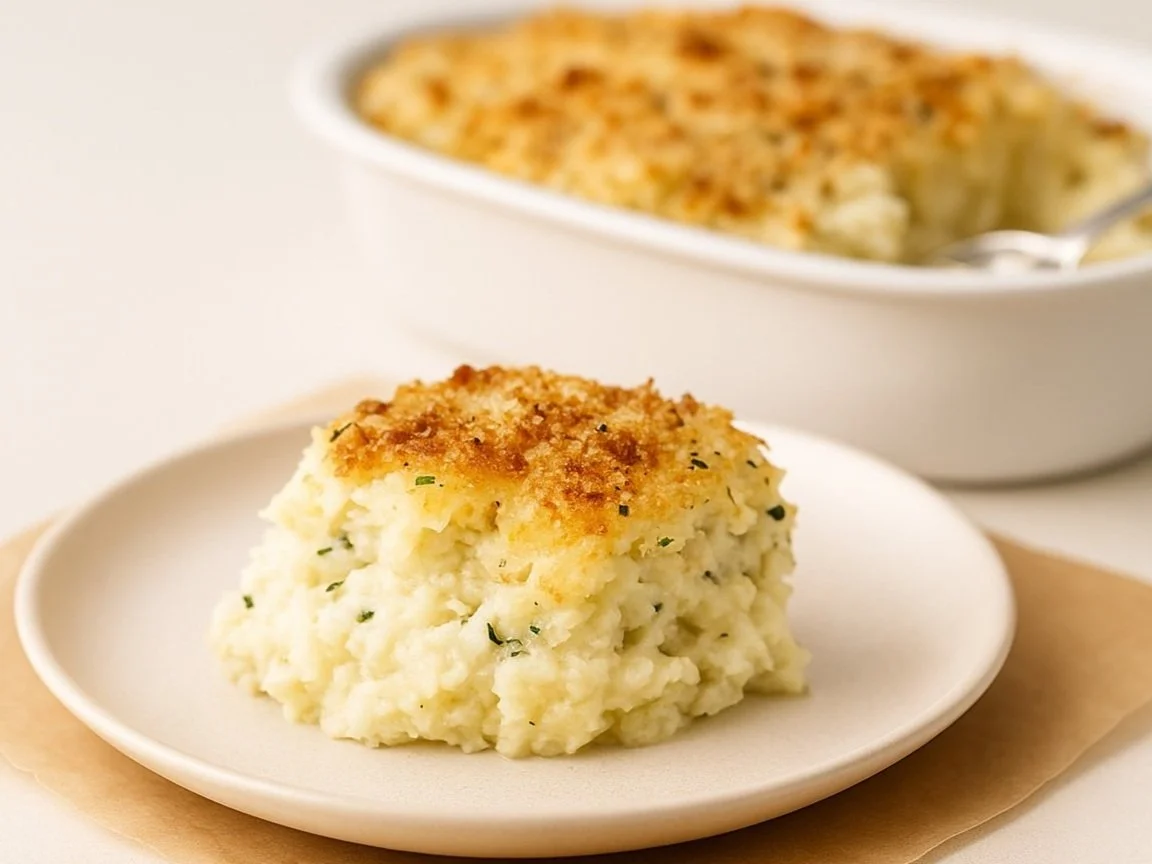 🧄 Garlic mash potatoes bake
