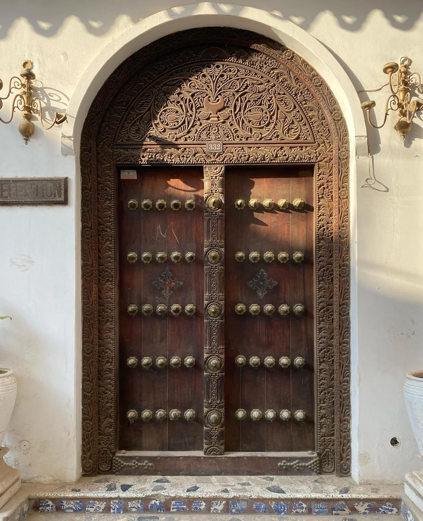 A small selection of the beautiful carved wooden doors in Stone Town!