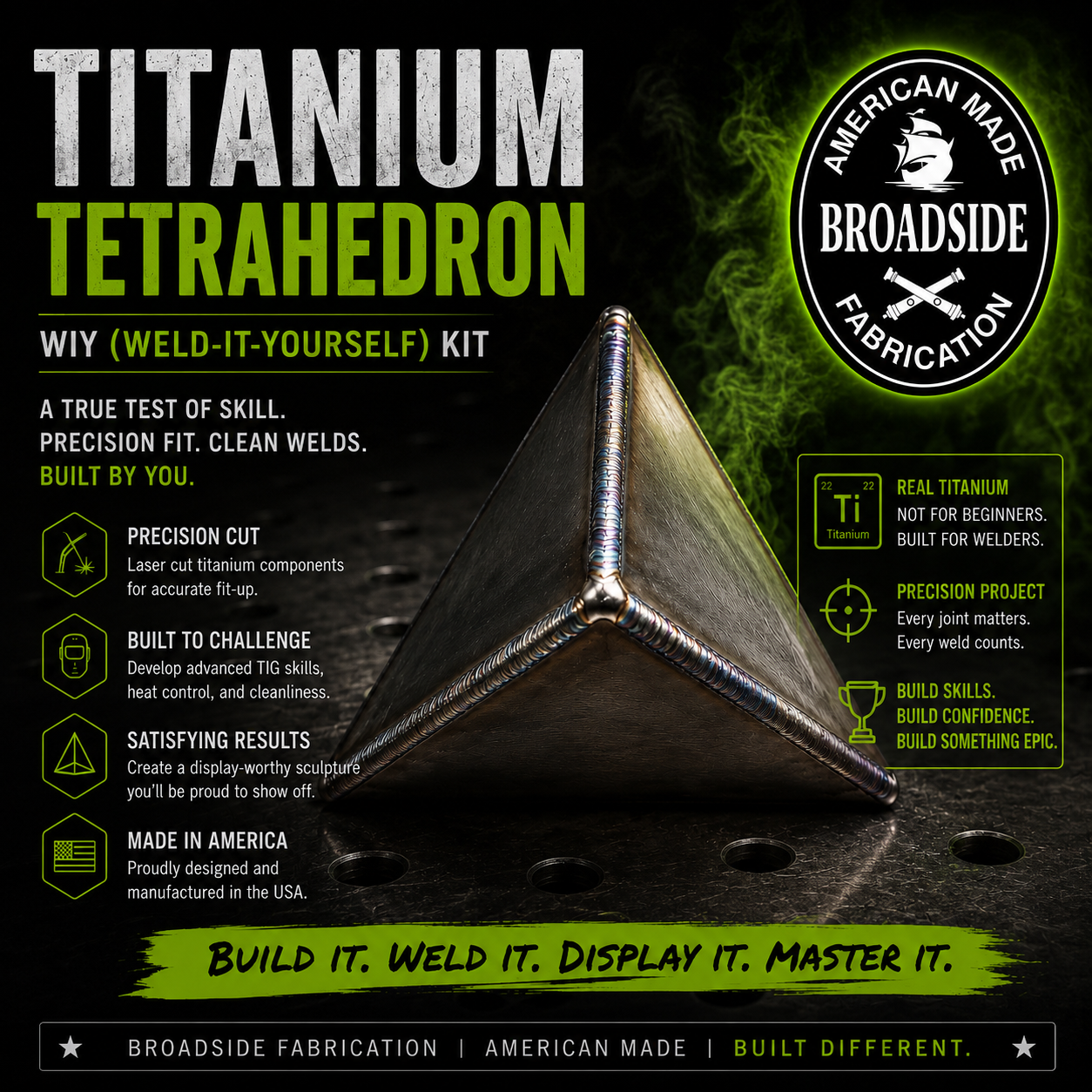 Titanium Tetrahedron WIY Kit