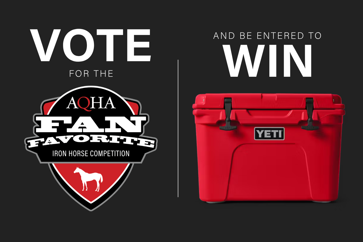 AQHA Fan Favorites: Created website landing page and help input information on horses and riders for voter potal.