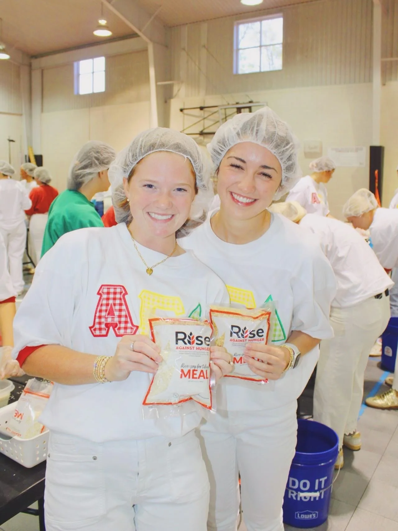 Another Rise Against Hunger in the books! ❤️💛💚

Last night we packed 20,000 meals to be sent all over the world to families and children in need. It is such a blessing to contribute to the world&rsquo;s work with our sweet sisters! We are so gratef