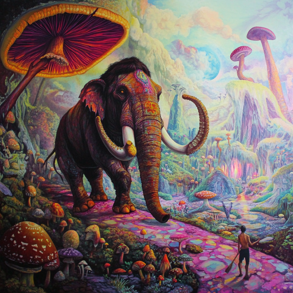 great golden mammoth psilocybin strain mushroom