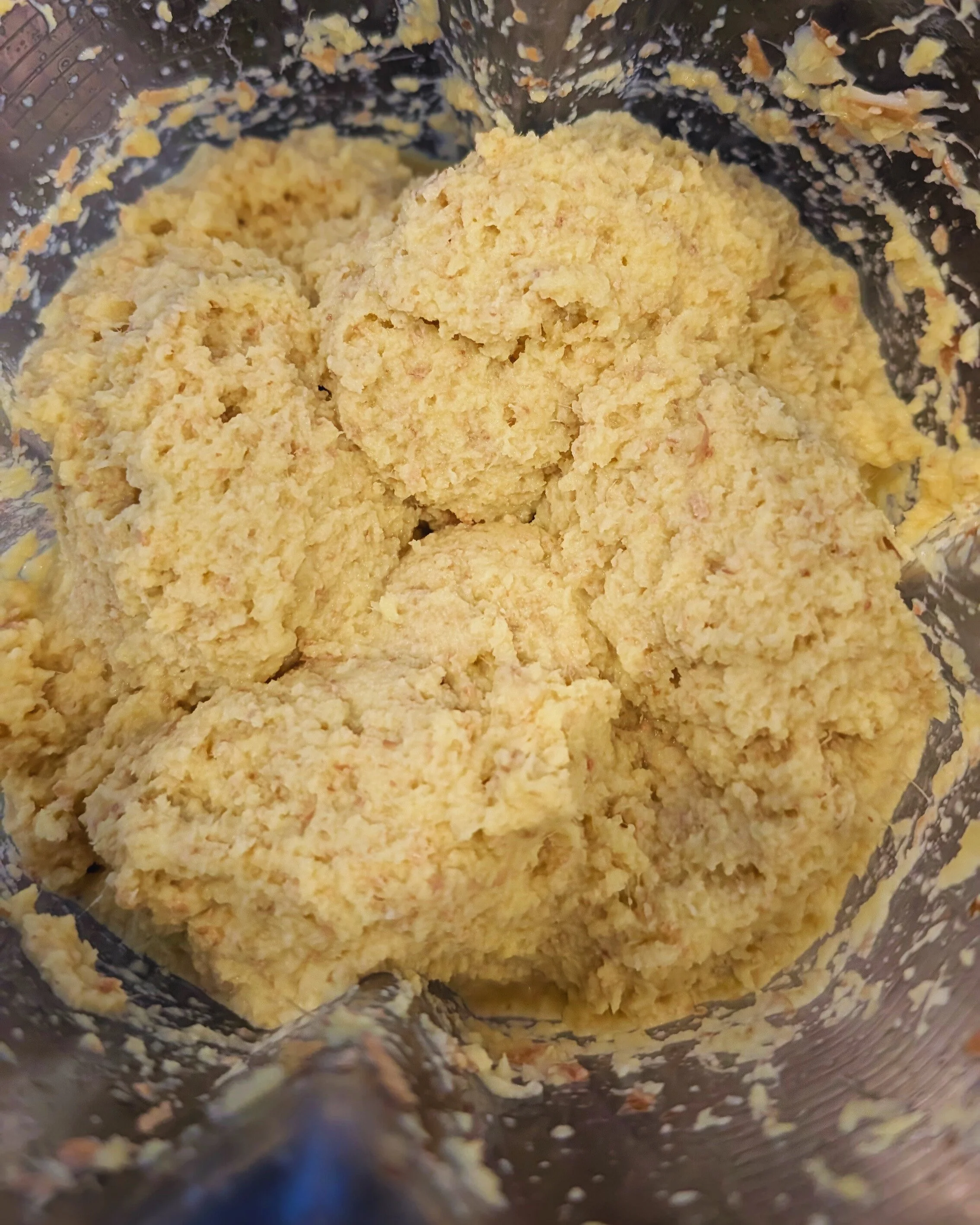 This is the consistency I like - smooth enough to add to anything that asks for 'minced ginger' - not a super smooth paste.  