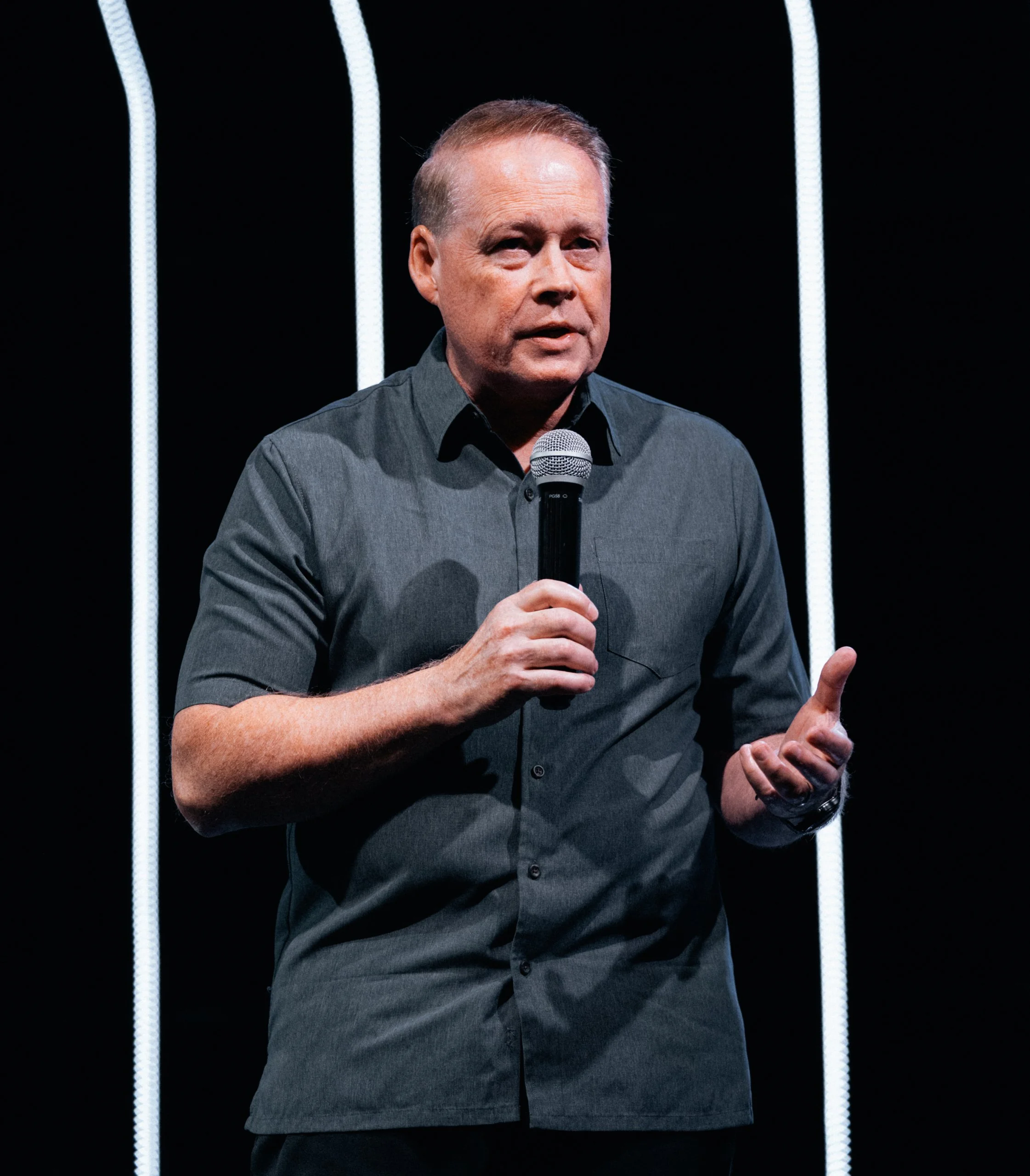 gary crowl teaching on stage