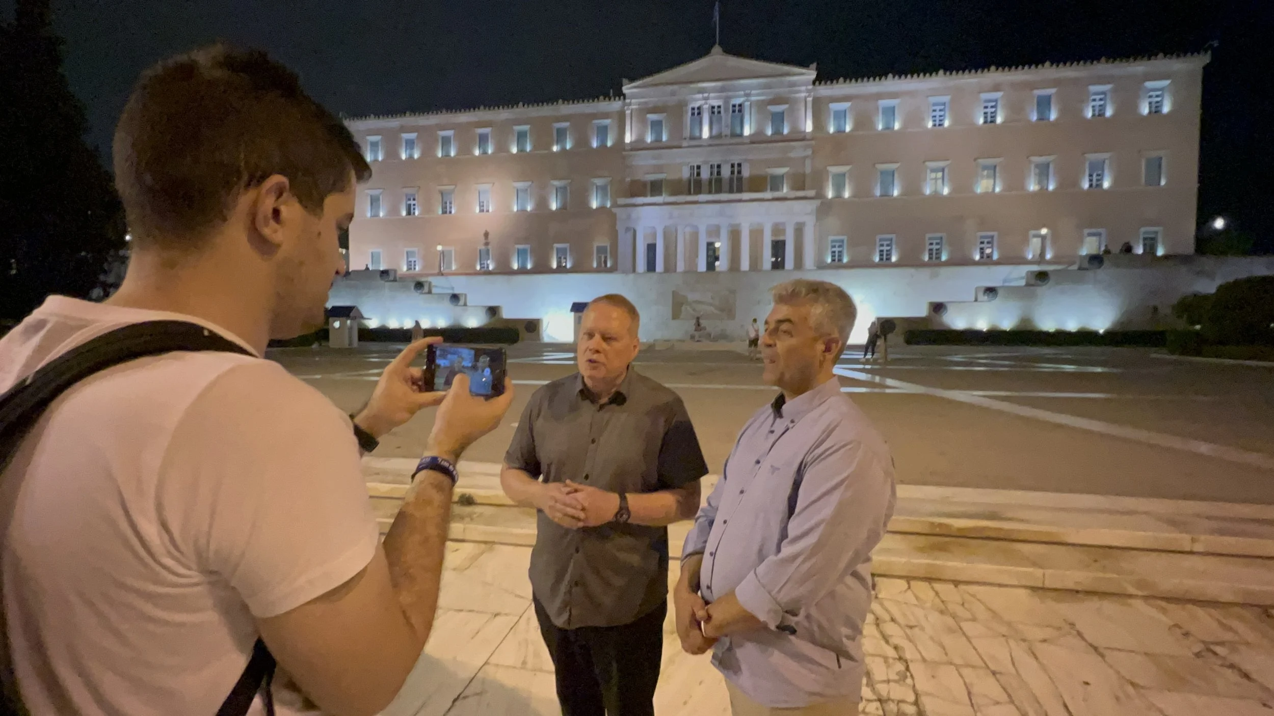 taking a video using a translator