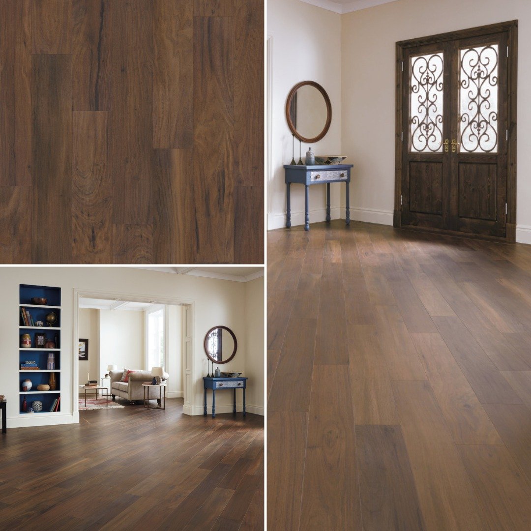 We love the rich chocolate brown tones of Karndean Designflooring's Natural Walnut colorway.

Natural Walnut creates a rich canvas for any rustic-inspired room. Explore the beautiful Karndean Designflooring LVT options we have available at The Carpet