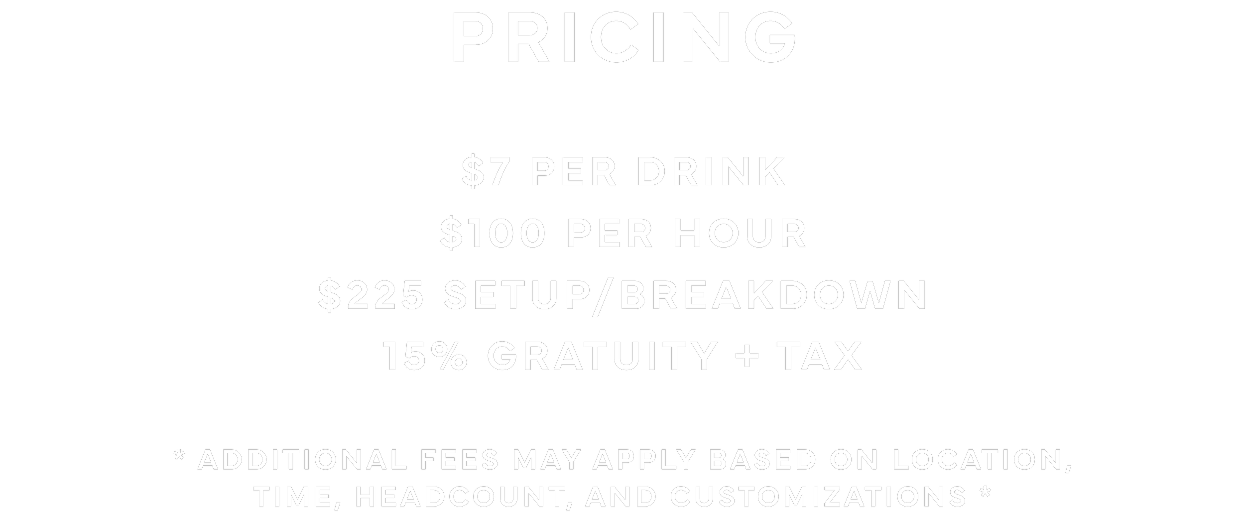 PRICING