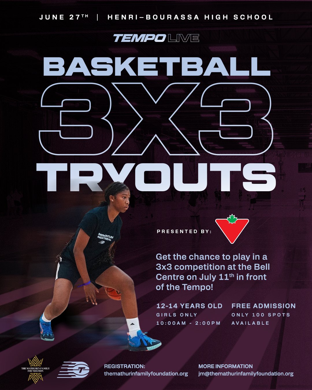 Tempo Live 3x3 Tryouts