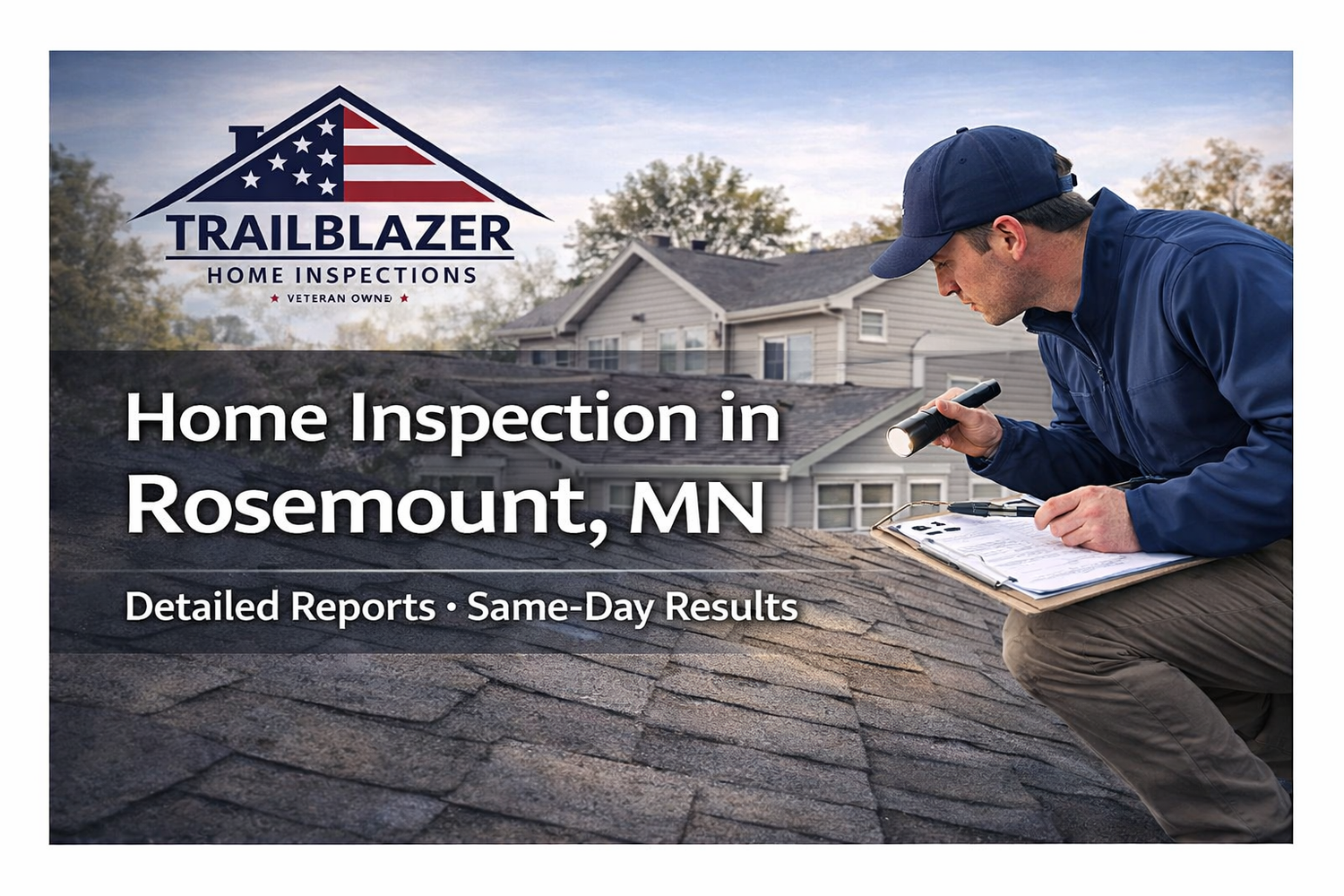 Rosemount home inspector performing a professional home inspection in Rosemount MN