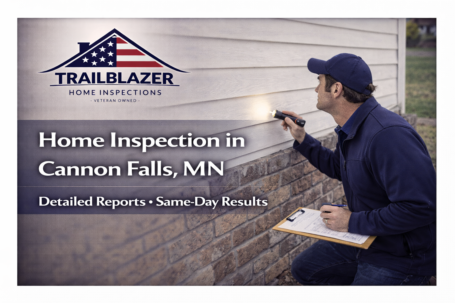 Cannon Falls home inspector performing a professional home inspection