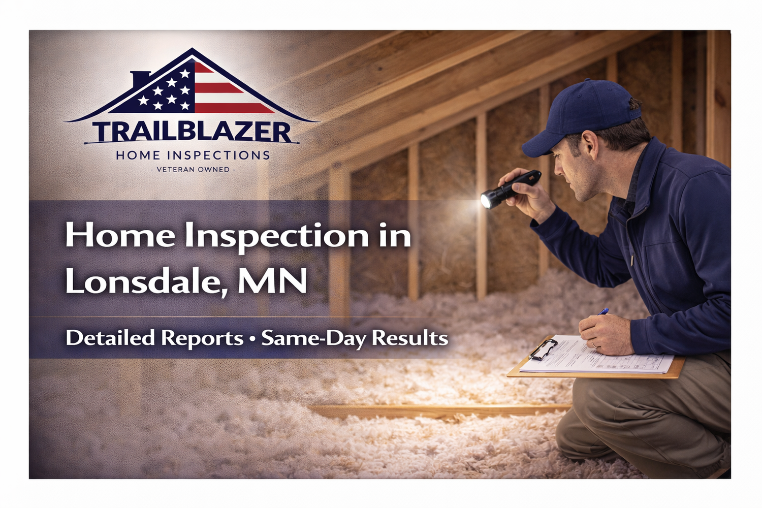 Lonsdale home inspector performing a professional home inspection
