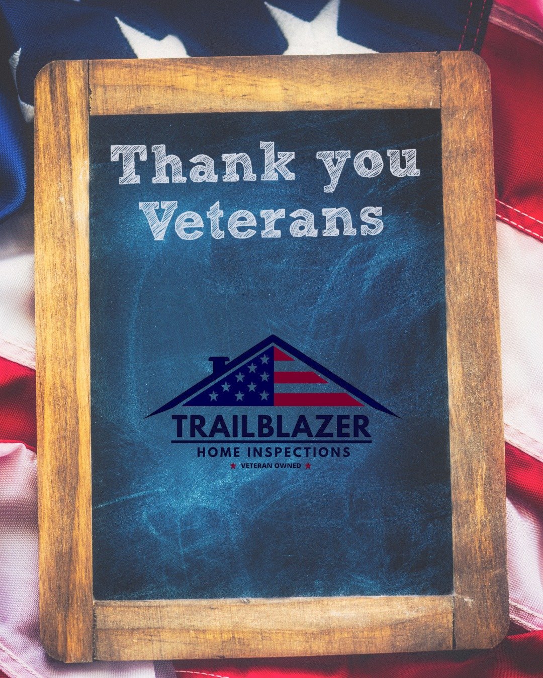 Happy Veterans Day from Trailblazer Home Inspections!

As a veteran-owned business, we're proud to serve those who have served us. To show our gratitude, we offer a 10% discount on all home inspection services for our fellow veterans.

Thank you for 