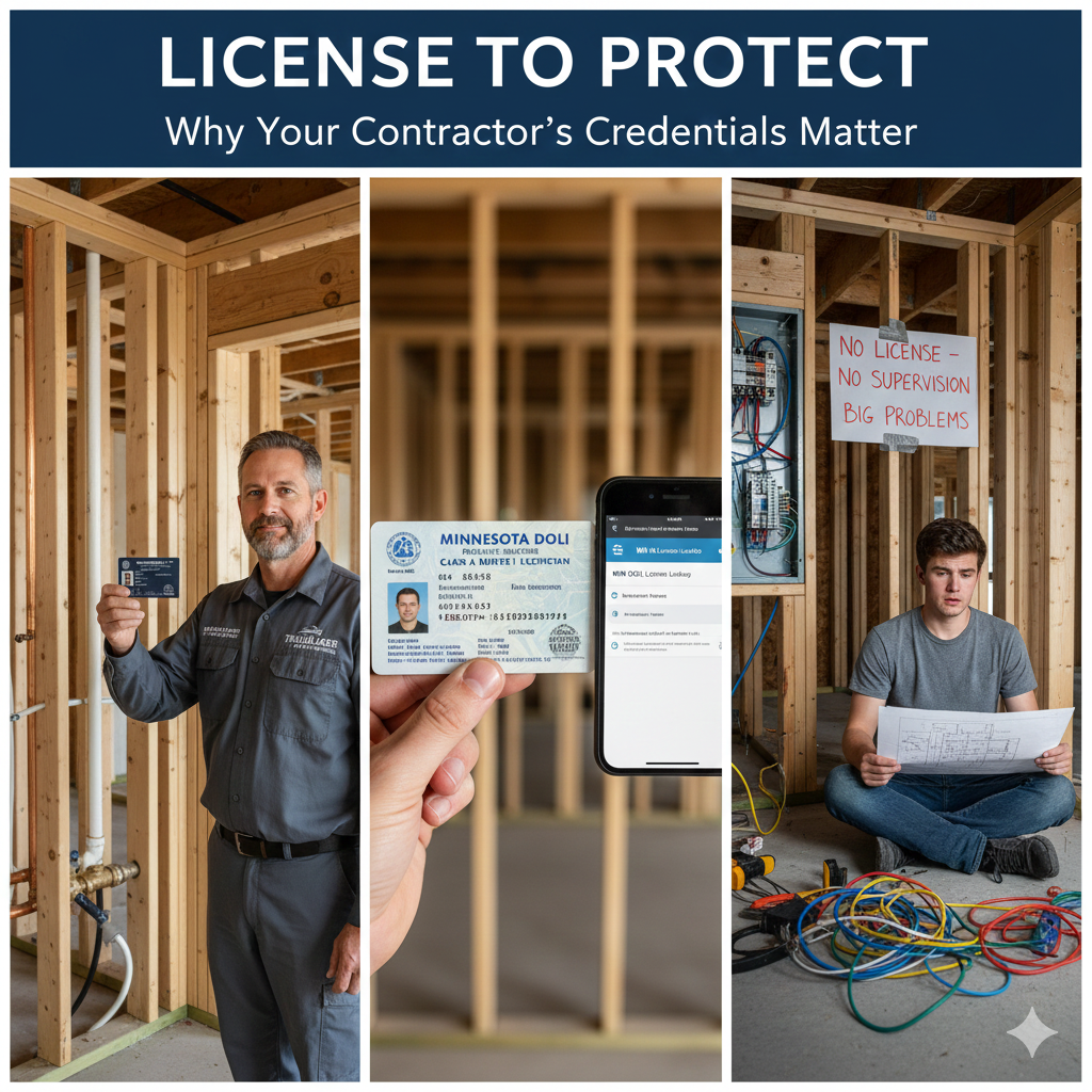 Minnesota Homeowner’s Guide: Why Licensed Trades Are Critical