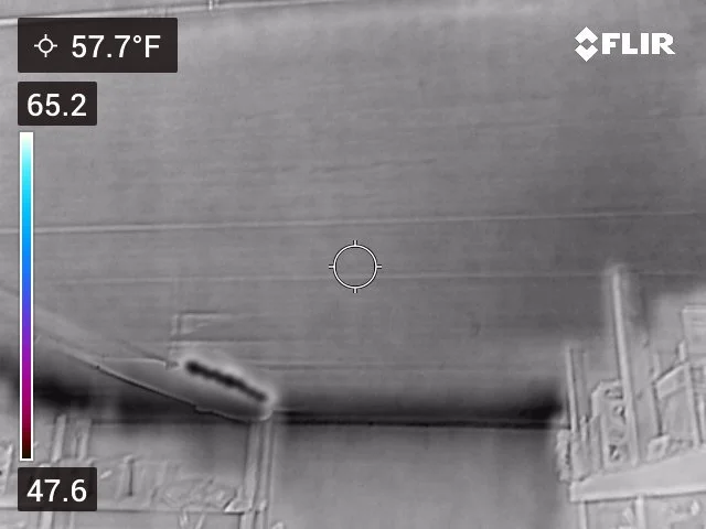 Thermal Image of span crete floor