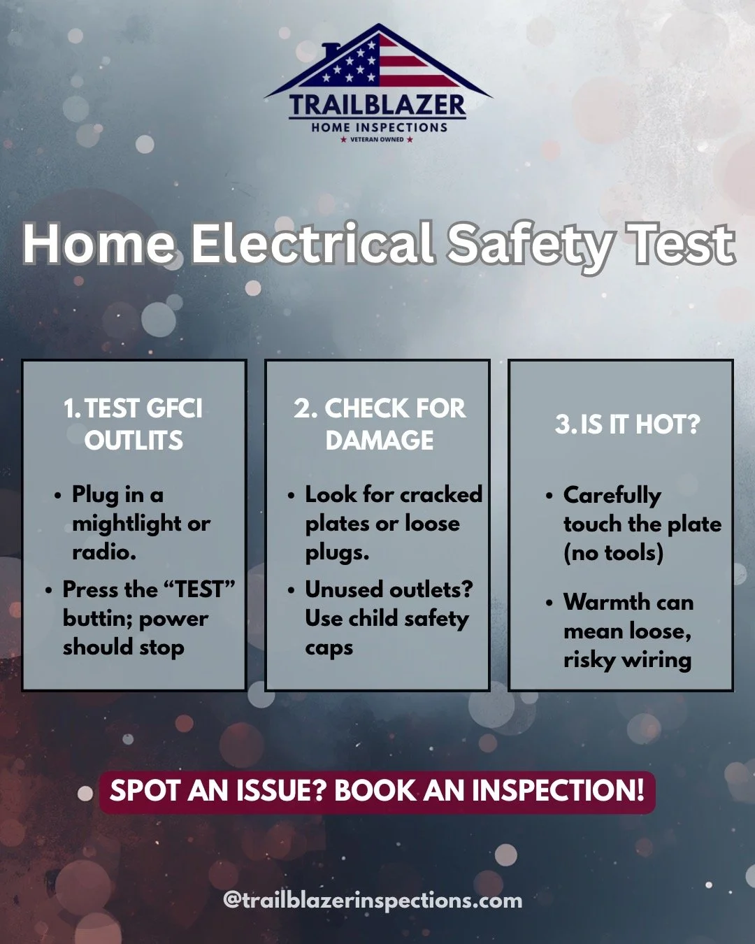 When was the last time you tested your outlets? 🔌🤔
Most of us use our outlets every single day without a second thought. But electrical safety isn't just about things "working"&mdash;it&rsquo;s about making sure the safety systems behind 