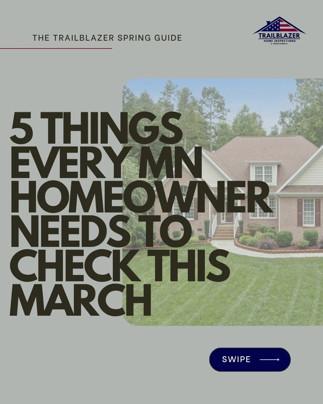 Stop the melt before it stops you. 🧊➡️💧

In Minnesota, "Spring" is just another word for "The Great Thaw." While we&rsquo;re all excited to see the grass again, this is the most critical time of year to protect your biggest inve