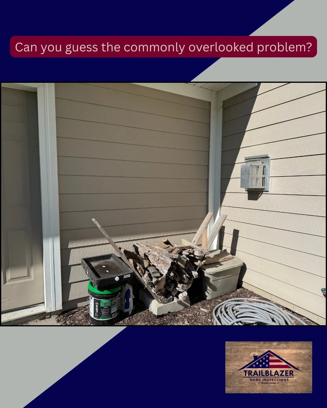 Can you spot the issue here? 🤔🪵👇

It looks like a normal backyard storage setup, but this common homeowner habit can actually cause some major head-scratching problems down the road.

Drop your guess in the comments below! 👇

🏠 Buying or selling