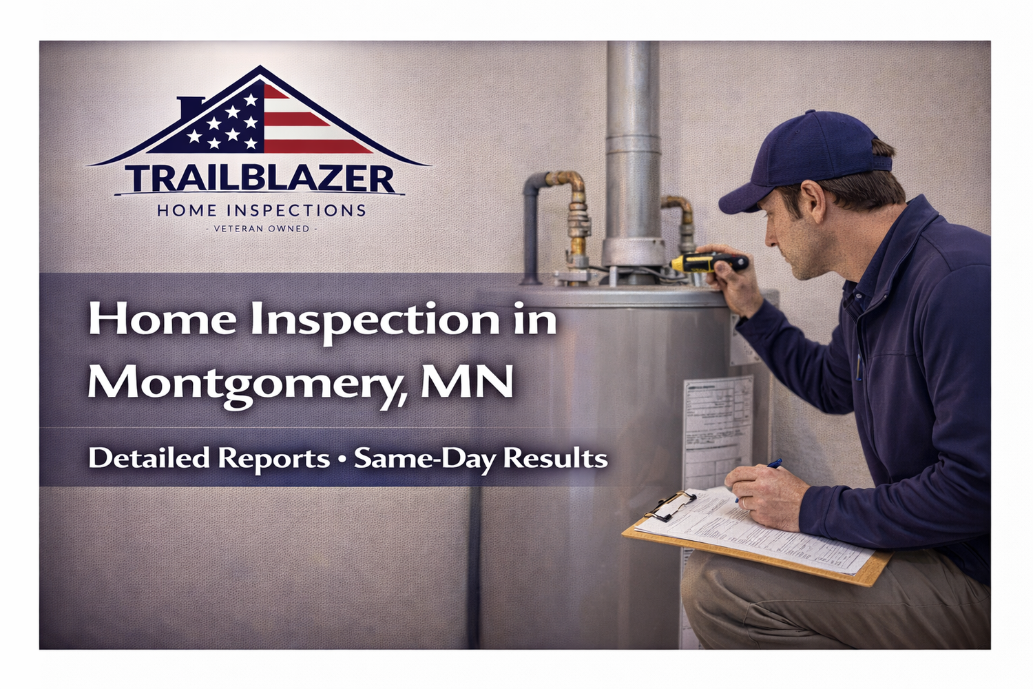 Montgomery home inspector performing a professional home inspection