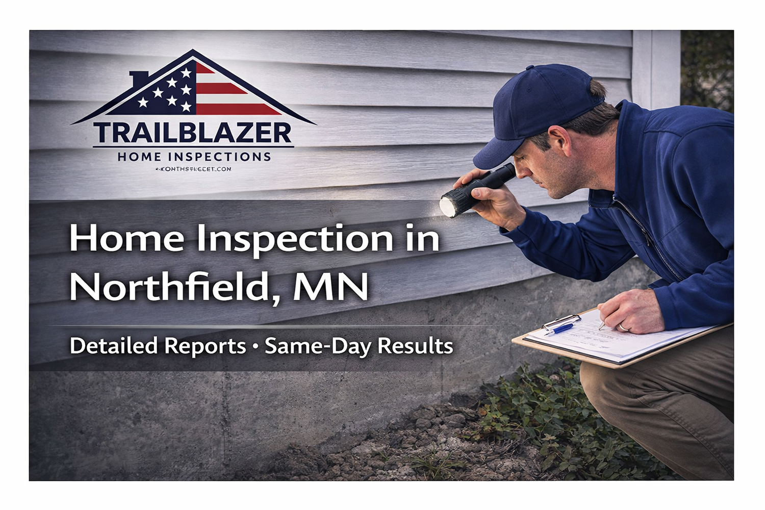 Northfield home inspector performing a professional home inspection