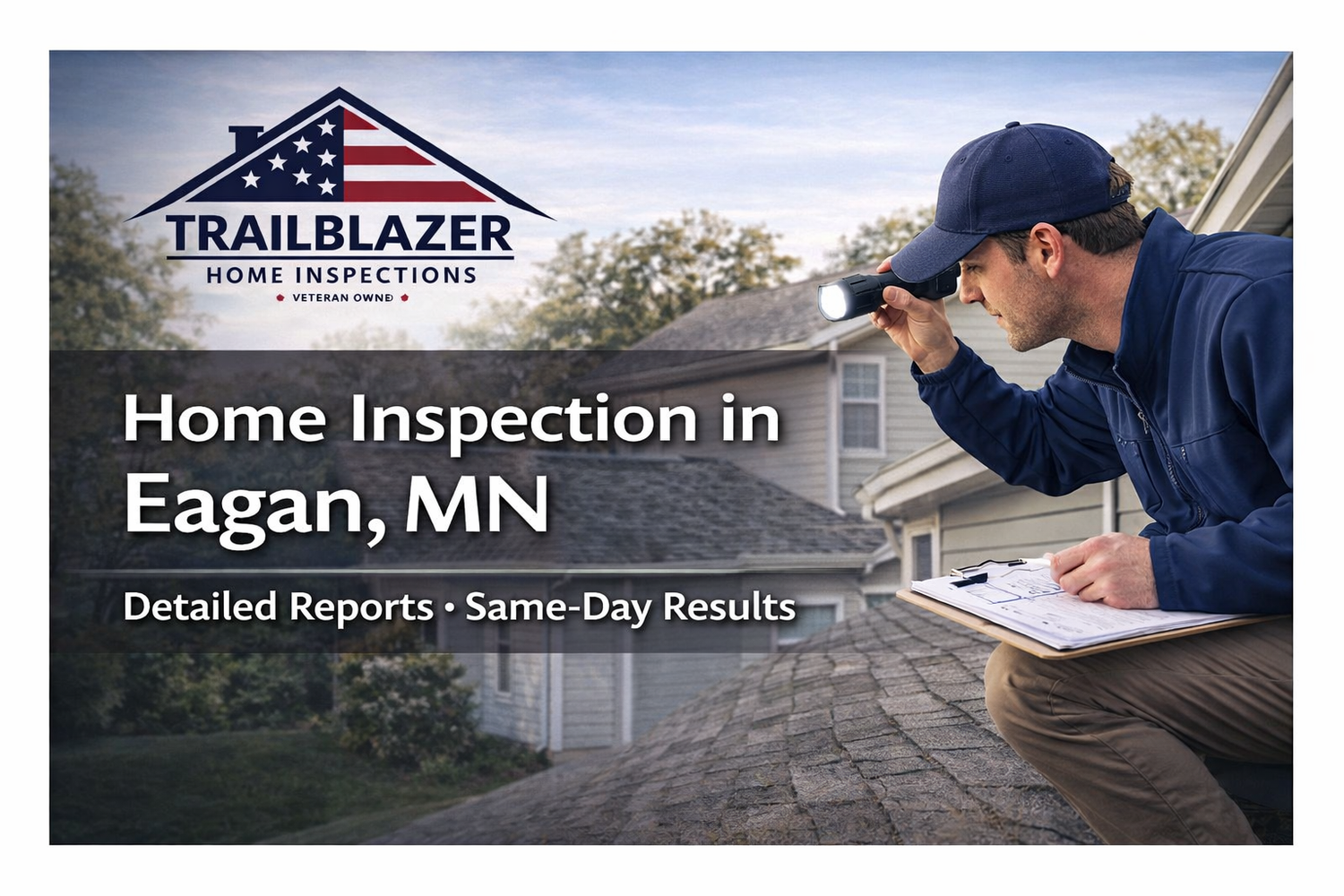 Eagan home inspector performing a professional home inspection in Eagan MN