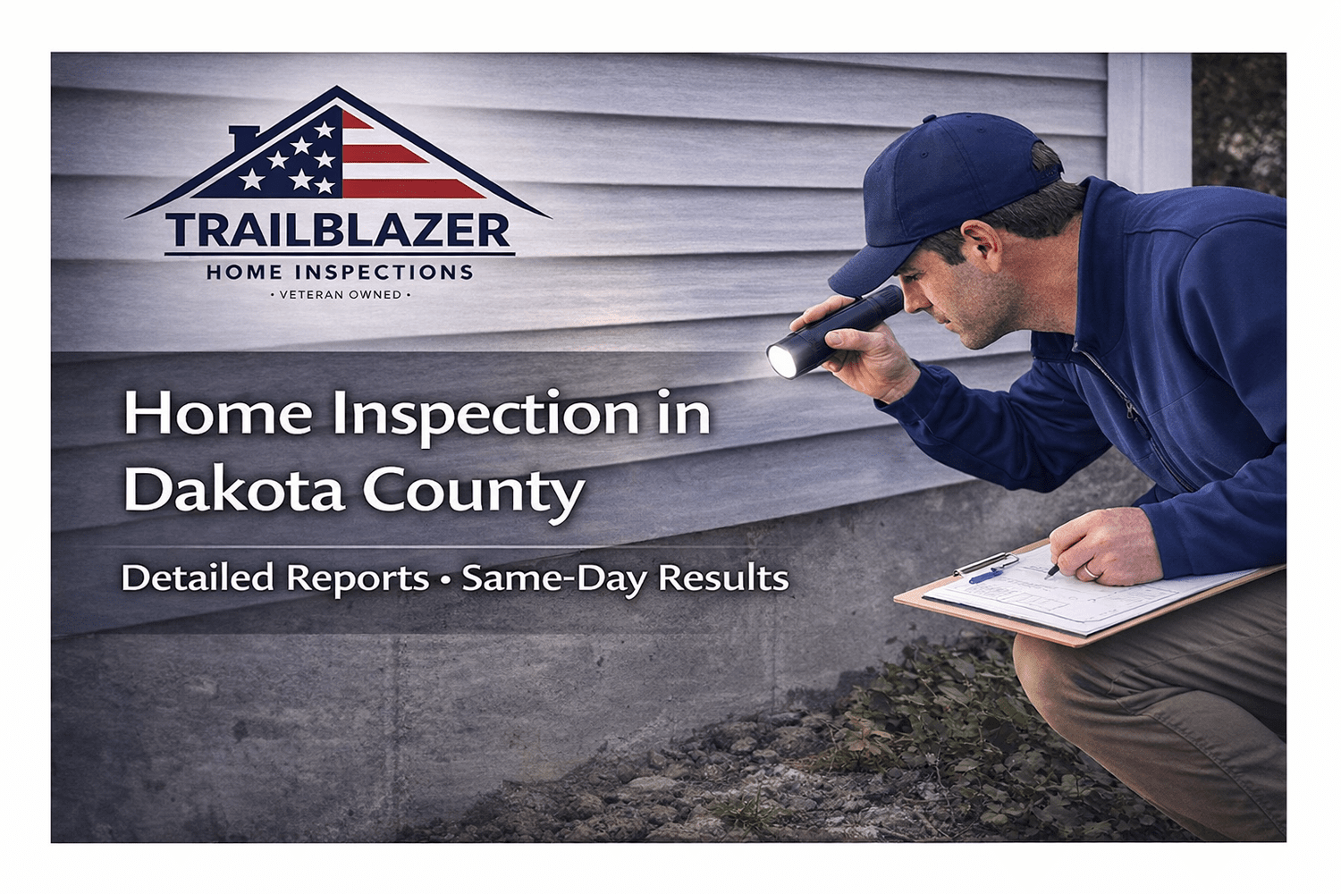 Dakota County home inspector performing a professional home inspection