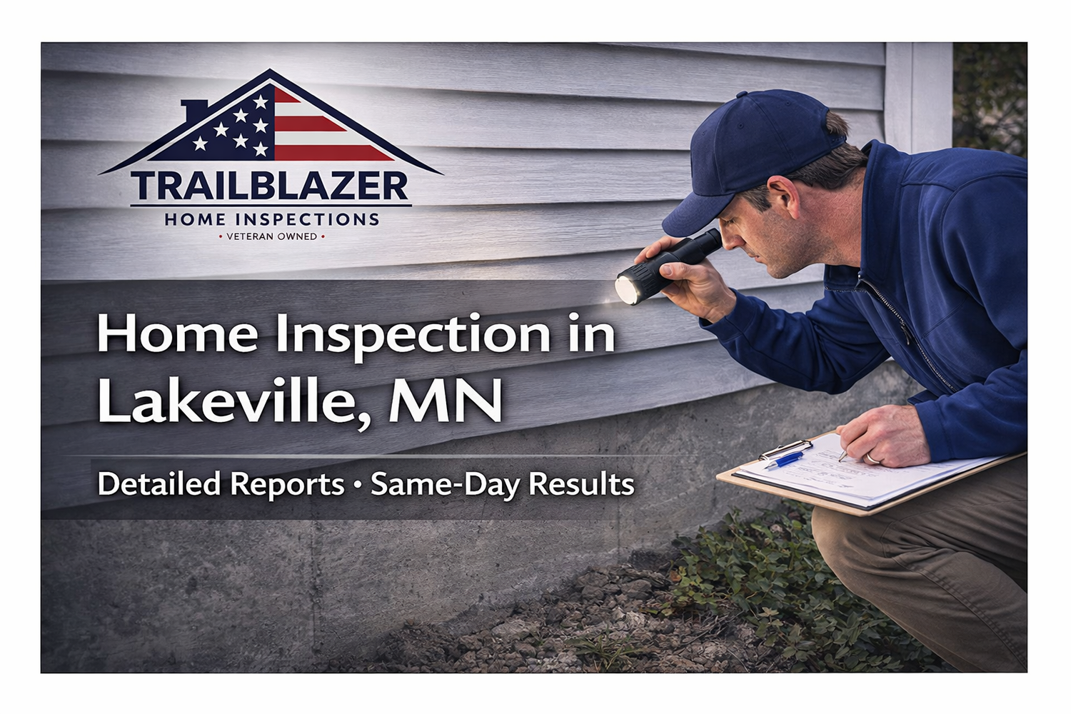 Lakeville home inspector performing a professional home inspection in Lakeville MN