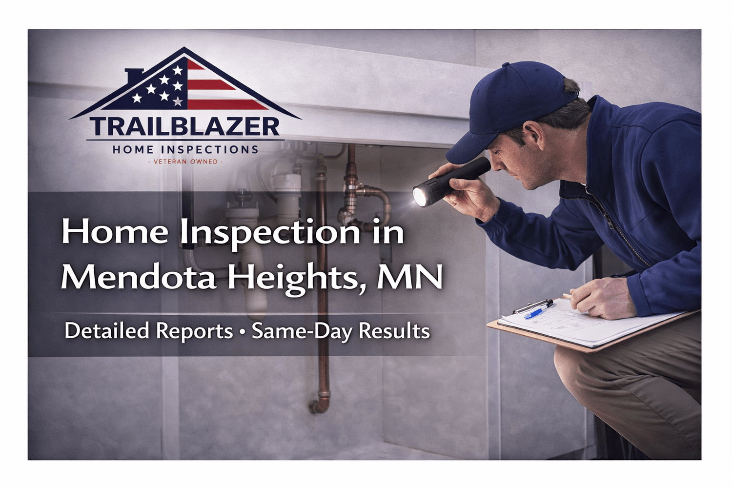 Mendota Heights home inspector performing a professional home inspection