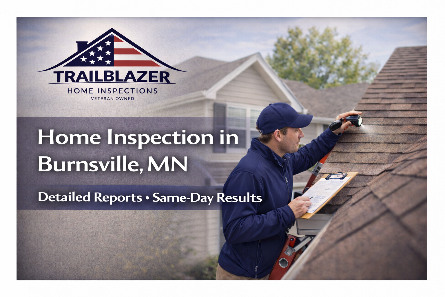 Burnsville MN home inspection by Trailblazer Home Inspections