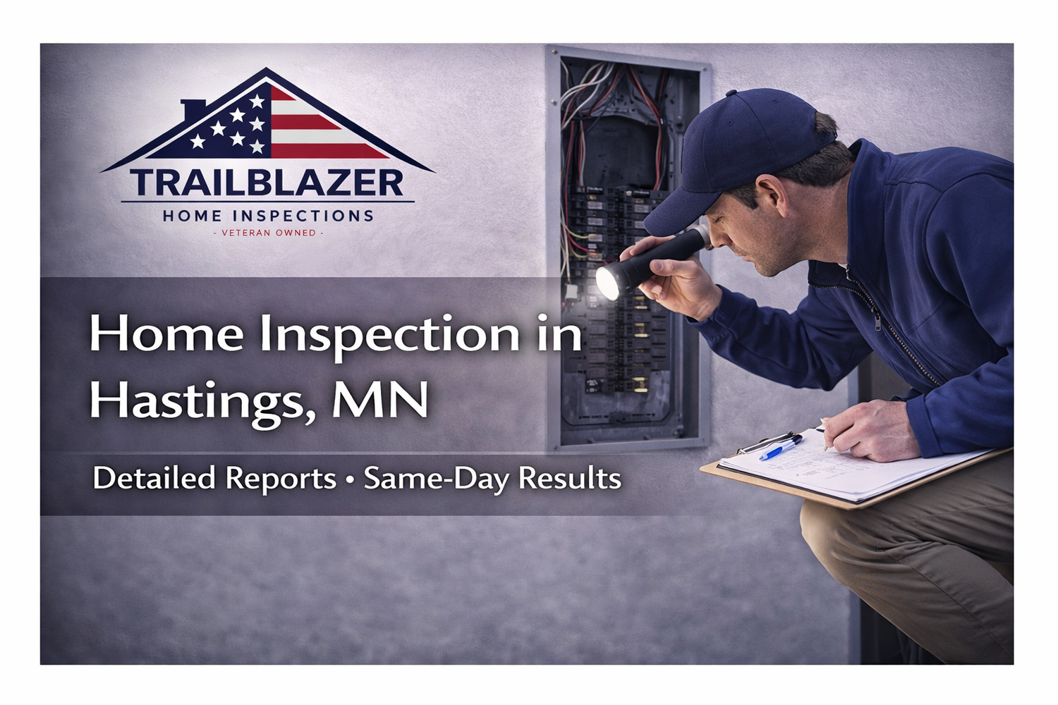 Hastings home inspector performing a professional home inspection