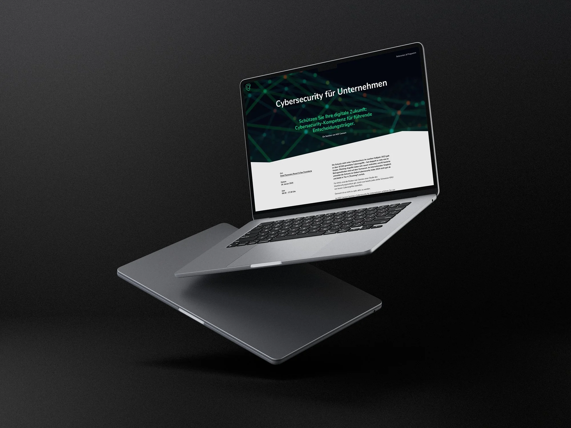 Sicheres Webdesign für NZZ Connect