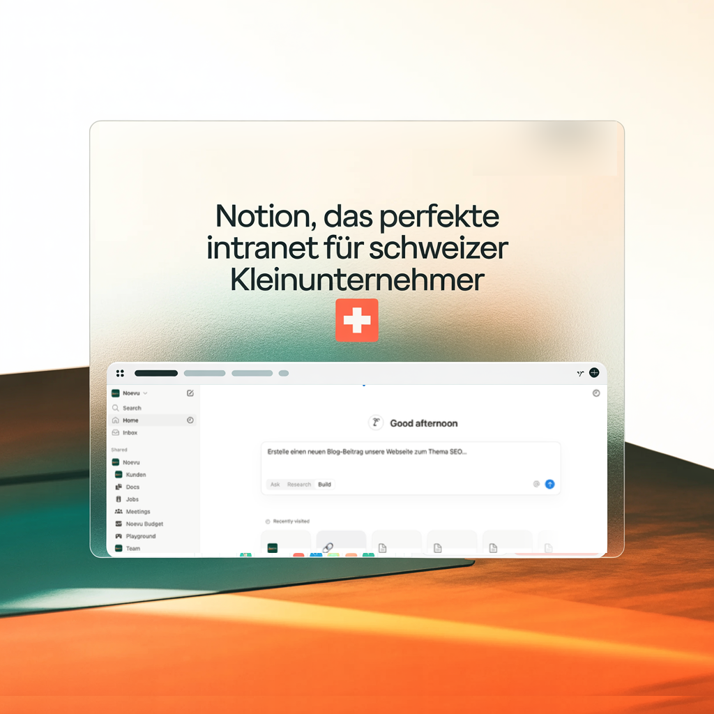 Notion Beratung: Flexibles Firmen-Intranet für Schweizer KMU 2025