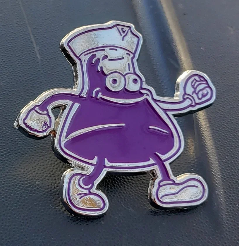 soy boy enamel pin