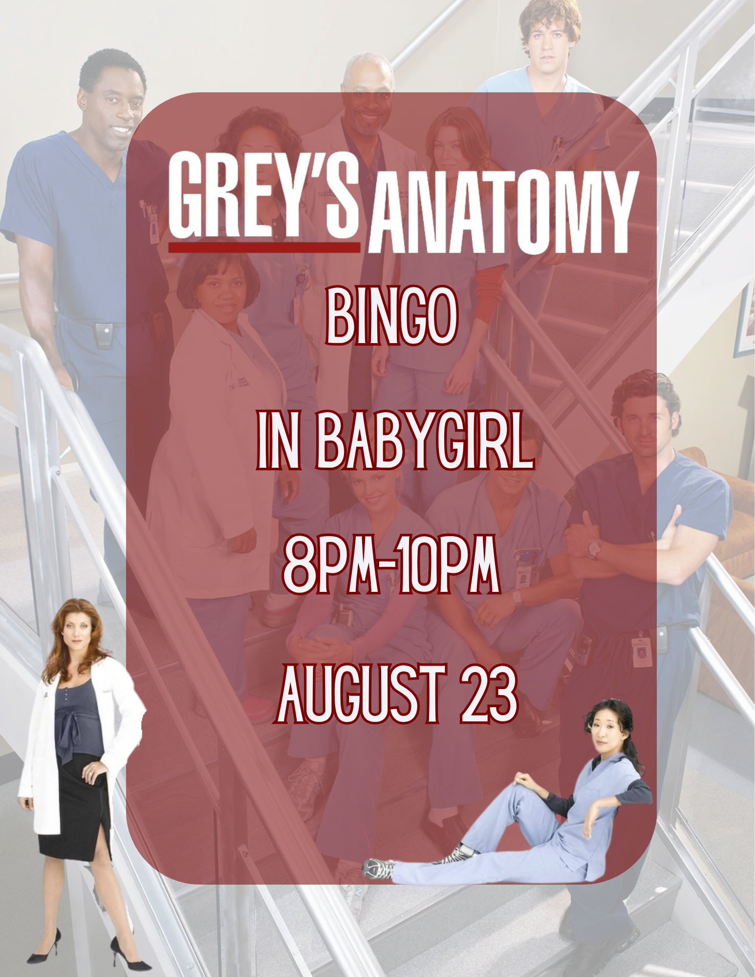 Grey’s Anatomy BINGO!