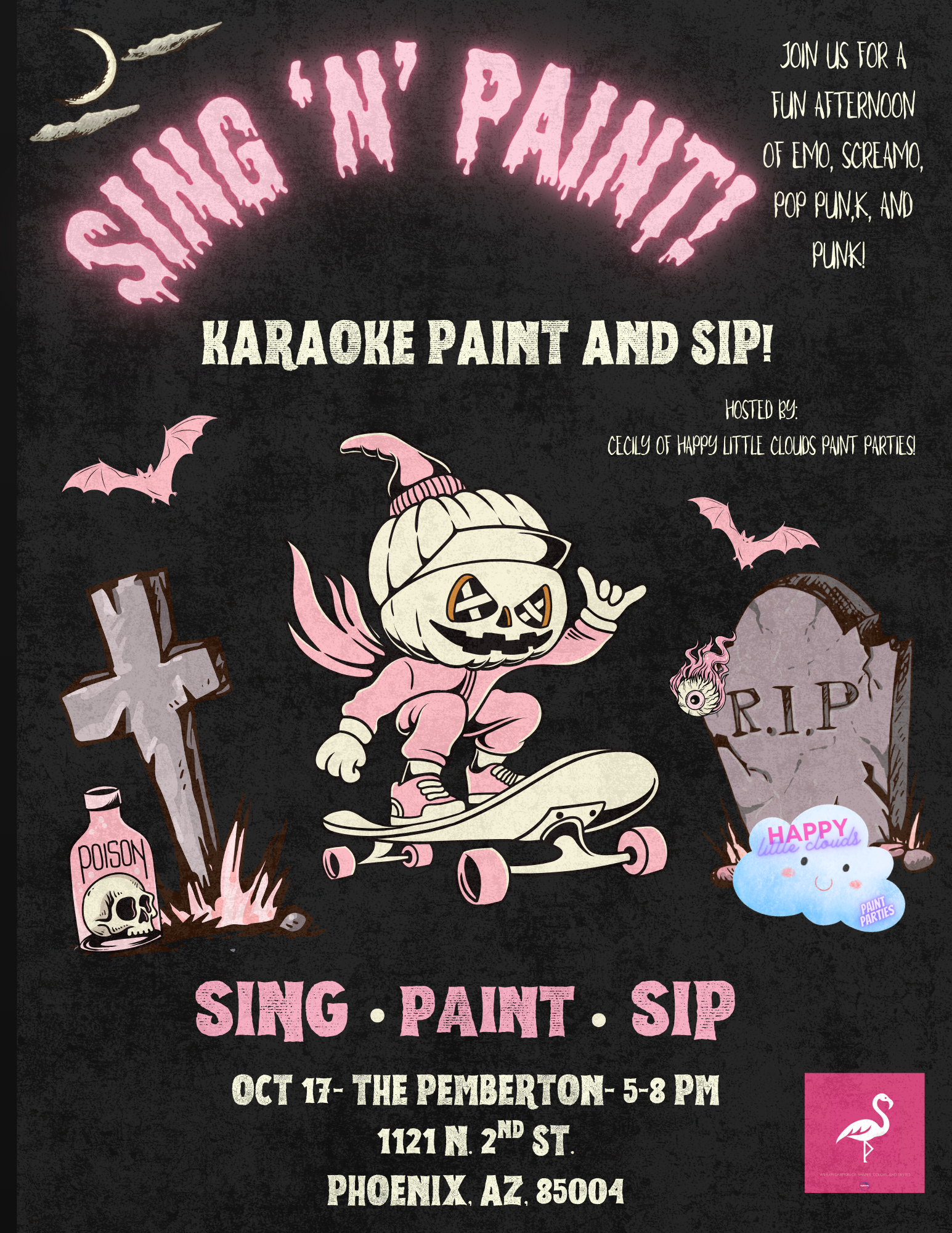 Emo vs. Pop Punk Sing and Paint- Halloween Edition!