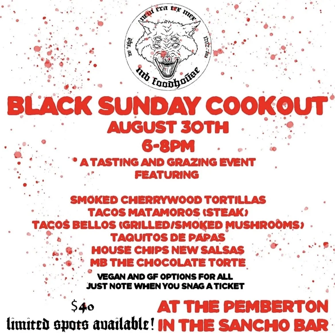 Black Sunday Cookout! 