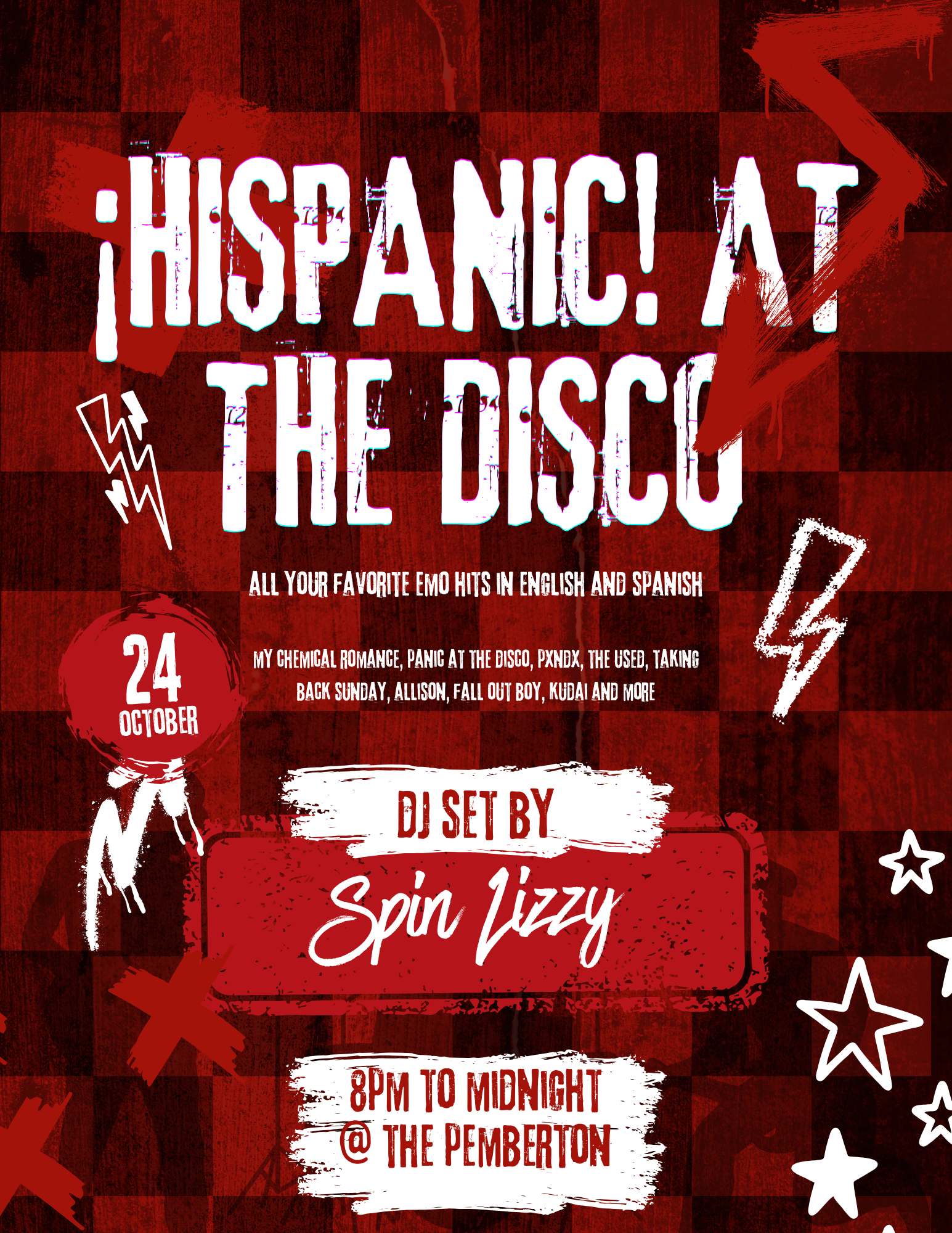 ¡HISPANIC! AT THE DISCO - Dark Cumbia, Goth, Emo Night