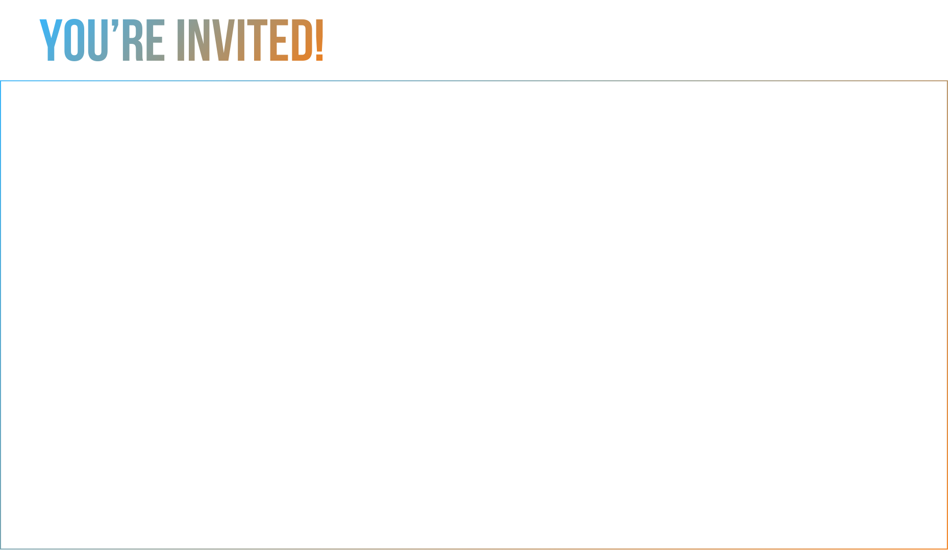 You're Invited to Tocaro Blue's Sea Air Space booth party. Monday April 20th from 4:30-6:30.