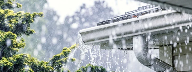 Gutter installation by Topside Roofing and Siding