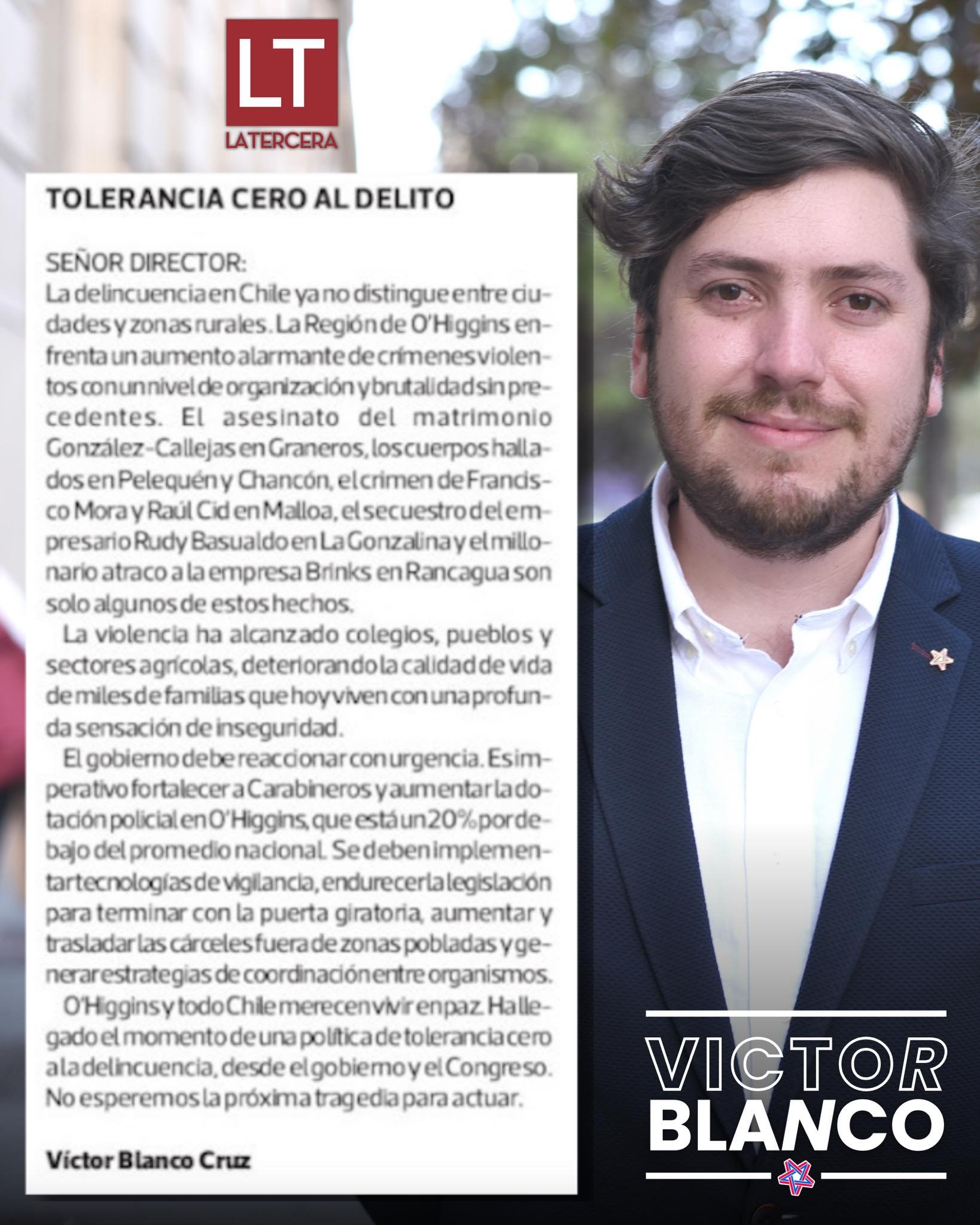 El avance de la delincuencia en O’Higgins: un llamado urgente a la acción.