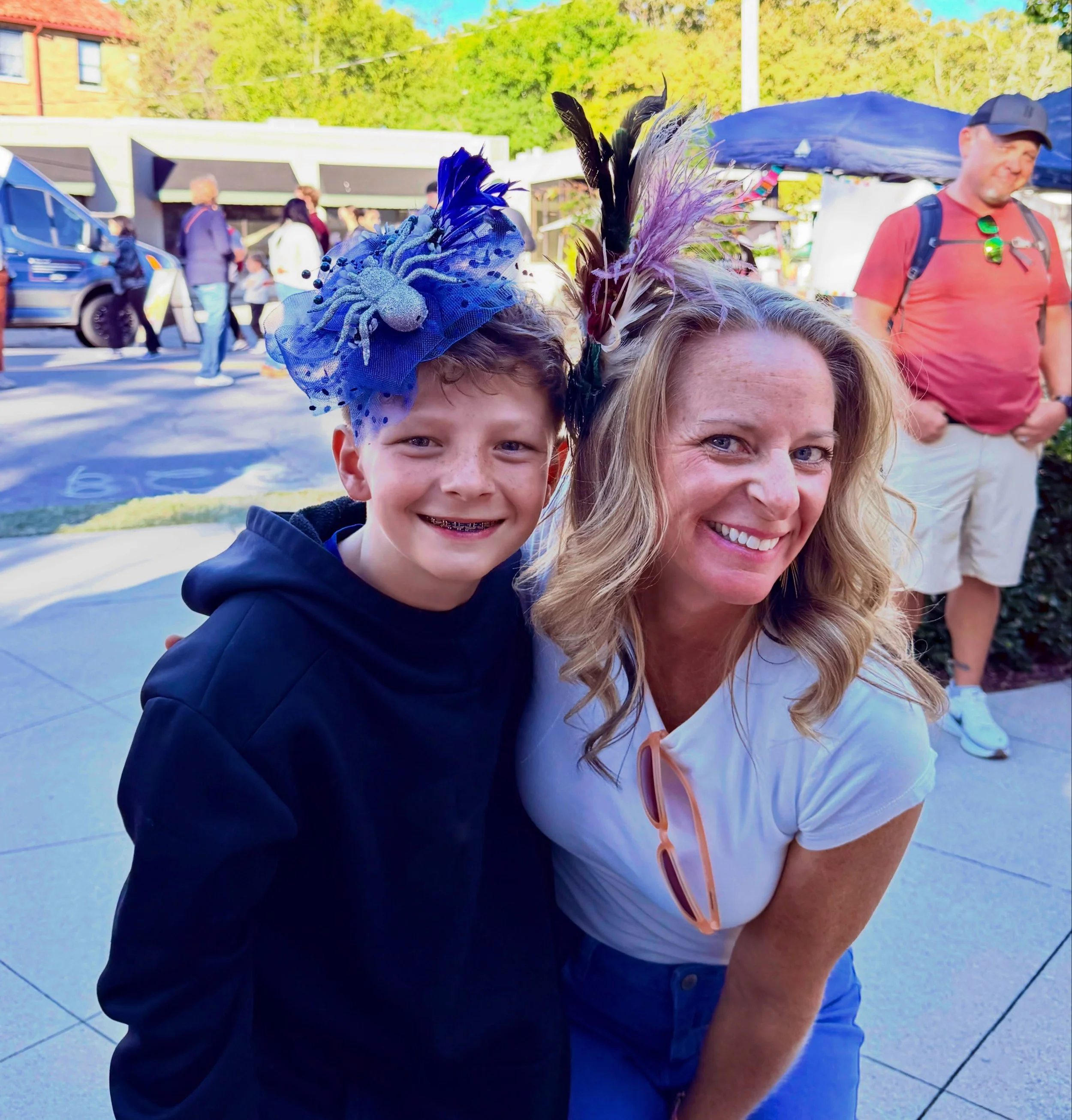 Hillcrest HarvestFest, you showed UP! 💛
What a fantastic day of fabulous people, outrageous headwear, and just the right amount of mischief.
A huge THANK YOU to everyone who stopped by Gilded Riot Studio, tried on a fascinator, took home something f