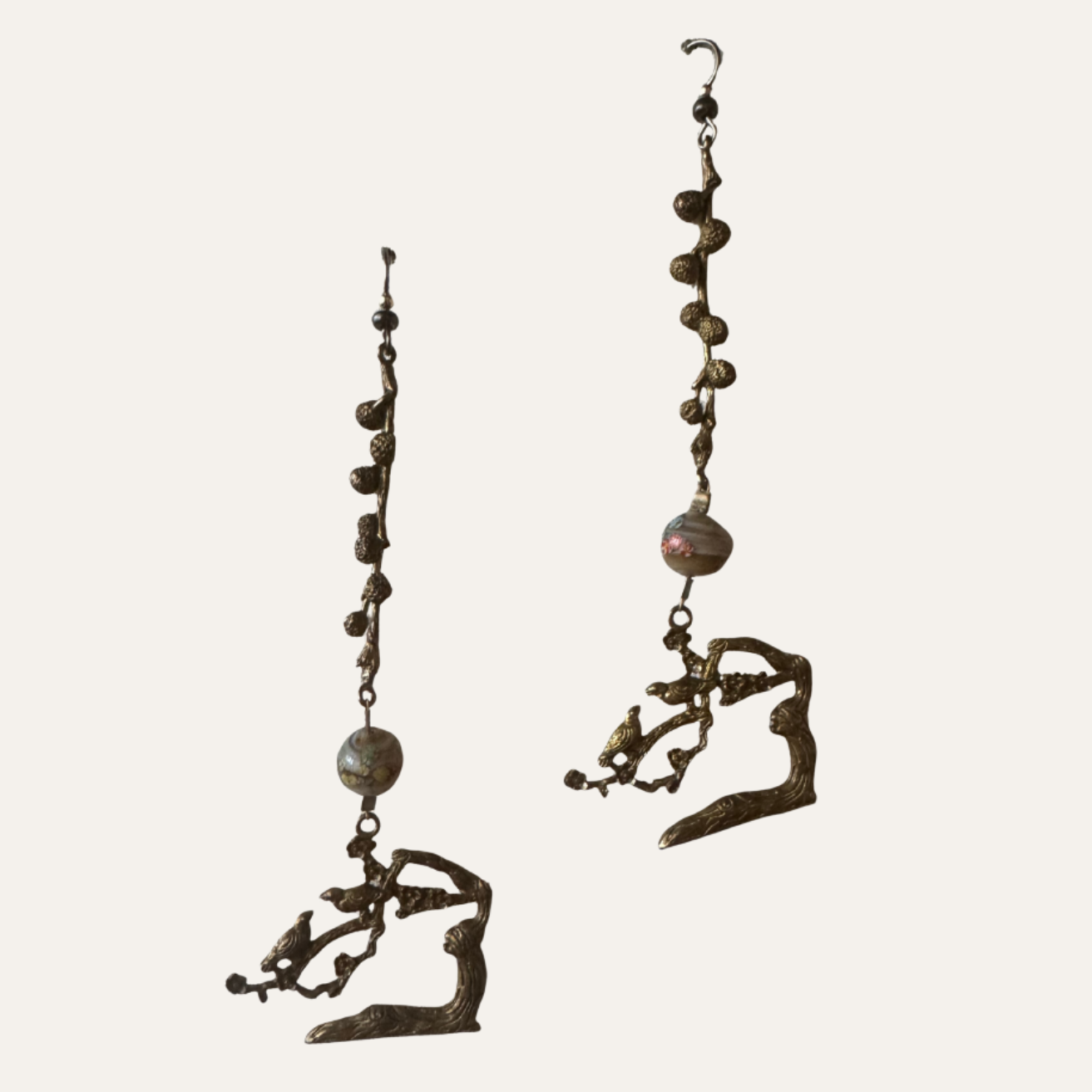 Handmade Victorian-Inspired Earrings - One-of-a-Kind Pieces