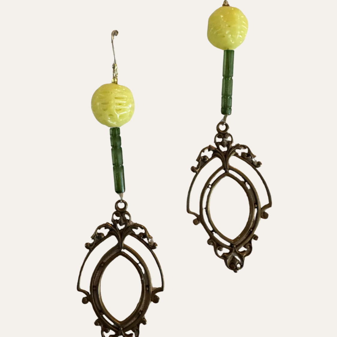Handmade Victorian-Inspired Earrings - One-of-a-Kind Pieces (part two)