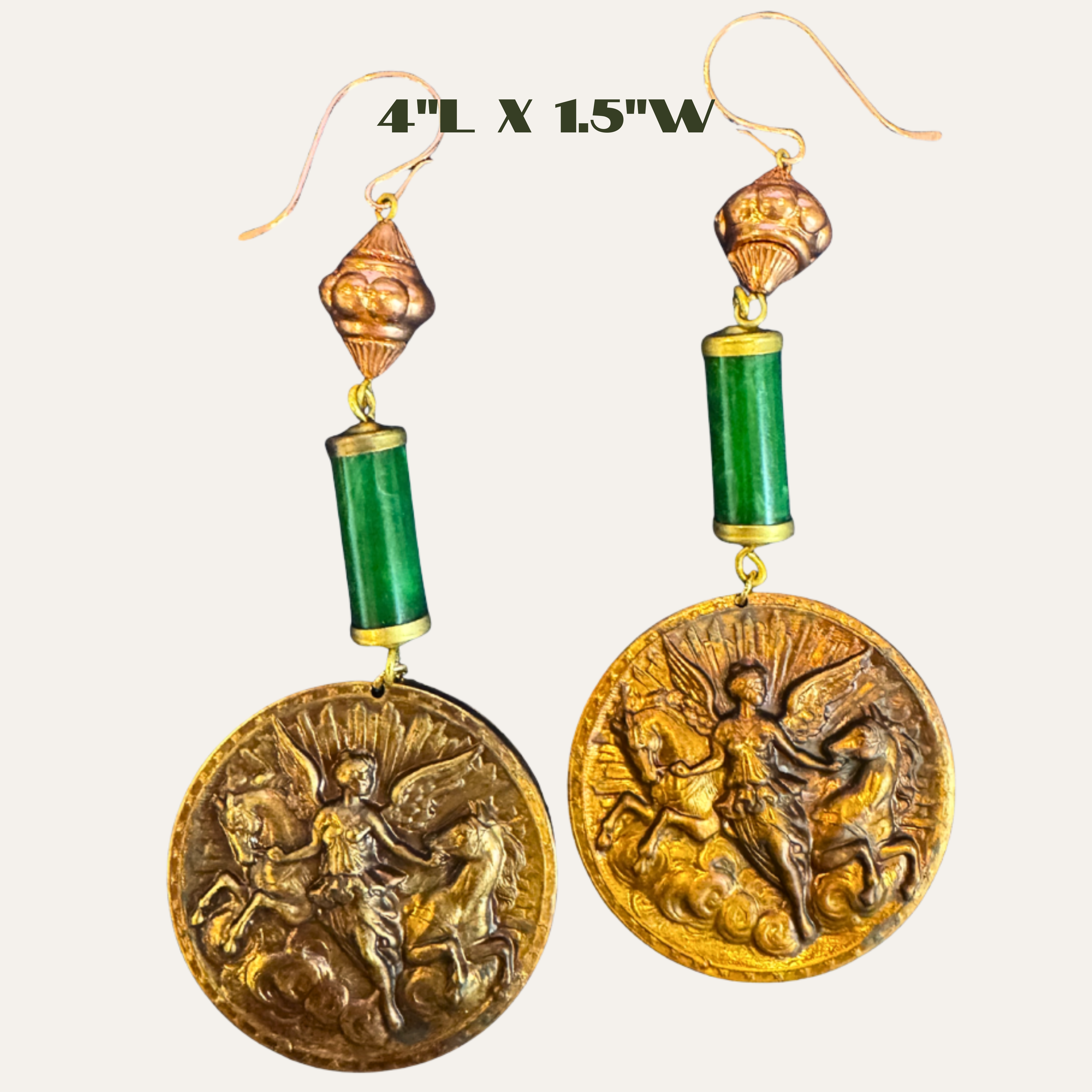 Modern Sculptural Earrings - One-of-a-Kind Handmade Pieces