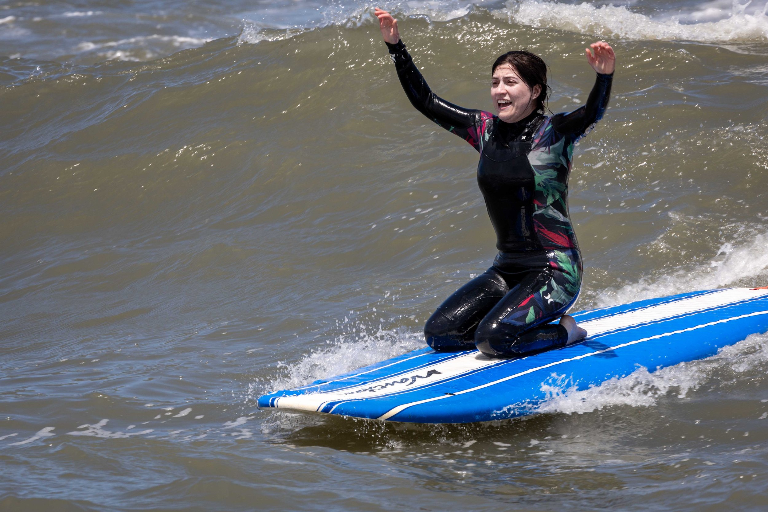 Captured by photographer Anna Meshcheri during a life-changing week in North Carolina with First Descents—this series documents young adults with MS learning to surf, finding their strength, and embracing the joy of adventure.