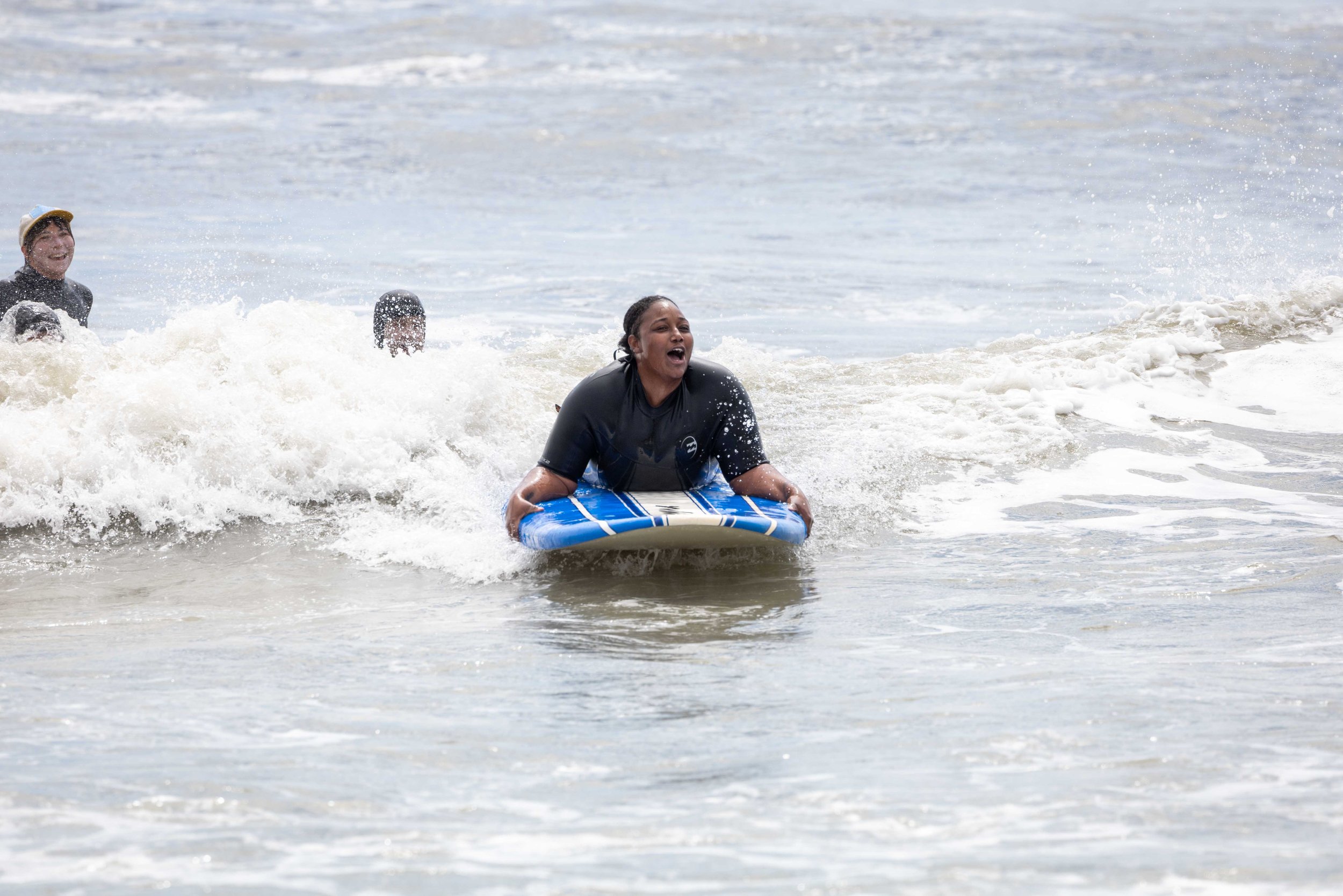 Captured by photographer Anna Meshcheri during a life-changing week in North Carolina with First Descents—this series documents young adults with MS learning to surf, finding their strength, and embracing the joy of adventure.